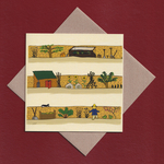 Walled garden greetings card