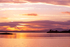 Inch Castle Sunset with Mountains