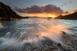 Sunburst and Waves