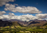 Franschhoek Pass Looking Over Winelands