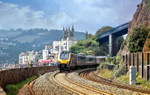 Train leaving Teignmouth