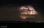 Lightning Over Winter Hill