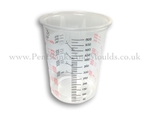 Calibrated Mixing Cups