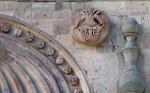 Roundel (right) & cornice finial