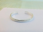 Silver bangle.   £116.00