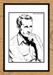 Paul Newman Hand-Drawn Portrait by Paul Duddell 108-03-2025