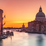 Sunrise over the Grand Canal and La Salute, Venice