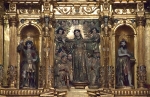Xochimilco, D.F., San Bernardino, high altar third tier, central panel