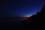 St Ignace Beach Dark Sky