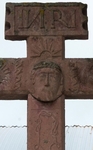 Santiago, atrial cross, front crossing, face of Christ