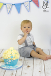 Charlies 1st Birthday Cake Smash Millie Loves Louis Photography  48