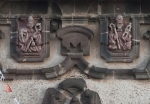 Santiago, bell-tower detail, Doctors of The Church