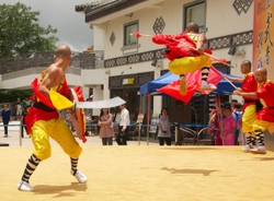 KM-385 Shaolin monks Kung Fu show at Po Lin Monastery