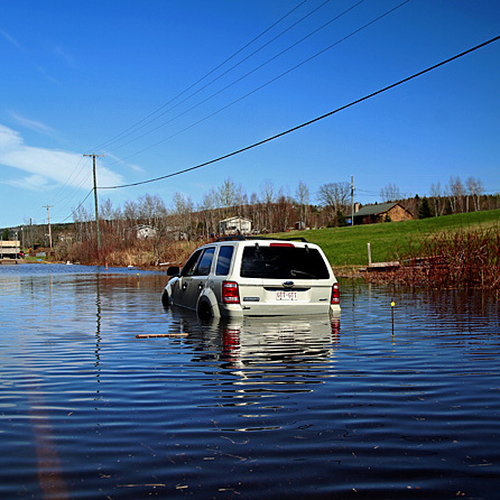 Spring Flood 2018 New Brunswick Canada