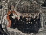 N wall mural, Augustinian Eremitic Life, detail