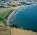 A00737D South Sands of Lunan Bay at above Corbie Knowe in 2018