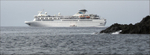 St Helena mv Voyager anchored off Jamestown
