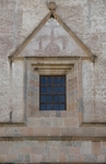 Façade, choir loft window
