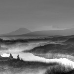 kincasslagh  lake morning mist
