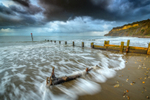 z3545 Stormy Skies, Shanklin Beach
