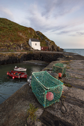 Porthgain harbour wall
