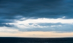 Shaft of light on the Channel from Brighton