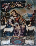 San Francisco, nave painting, The Good Shepherdess