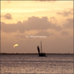 Segeltörn bei Sonnenuntergang, Bonaire