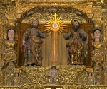 San Pablo de las Salinas, México, San Pablo, high altar detail