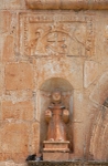 San Antonio, façade, niche sculpture left