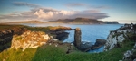Isle of Sanday looking towards Isle of Rum