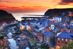 Sunrise at Staithes    ref 0647