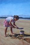 Portstewart Strand Sandcastles - OIL