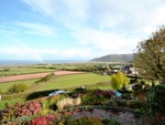 View out to sea from Porlock village
