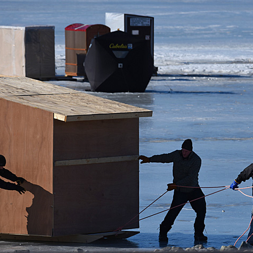 An early end to winter has ice shack proprietors cleaning up & clearing out along the Kennebecasis River in Rothesay,…