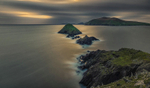 Sunset at Dunmore Head, Ireland.