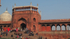 Delhi Jama Masjid entrance people on steps