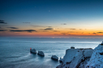 z2792 Moon Venus and Jupiter over The Needles