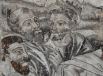 The Incredulity of Thomas, detail (three Apostles)