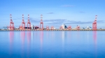 Liverpool Docks from New Brighton (3)