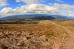 View from Cairn Gorm Mountain towards Loch Morlich