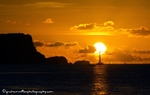 Sunset over West Cay, Bequia