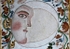 Sacristy arch, soffit mural, moon