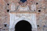 La Aduana, Sonora, Nuestra Señora de Balvanera, façade portal