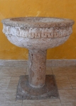 San Bernardino de Sena, baptismal font