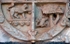House on the square, pillar coat of arms, detail
