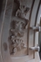 Hand Carved Relief Grape Vine and Wooden Hinge Detail