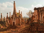The ruins at Indein