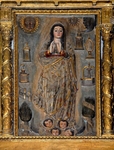 San Pablo, high altar, mid tier, central panel, Virgin Immaculate