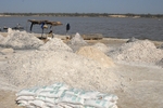 Senegal Lac Rose salt production 3